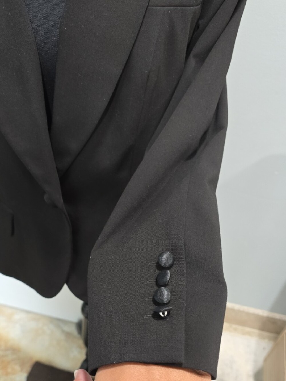 Worthington Black Single-Button Blazer Jacket Size 10P - Picture 5 of 12